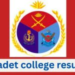 Cadet College Admission Results